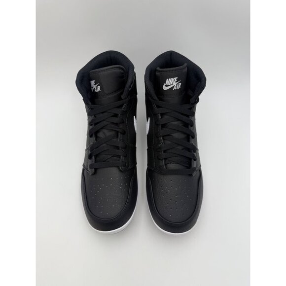 Size 9 - Nike Air Jordan 1 Retro MCS 'Black White' Baseball Cleats - Picture 3 of 8